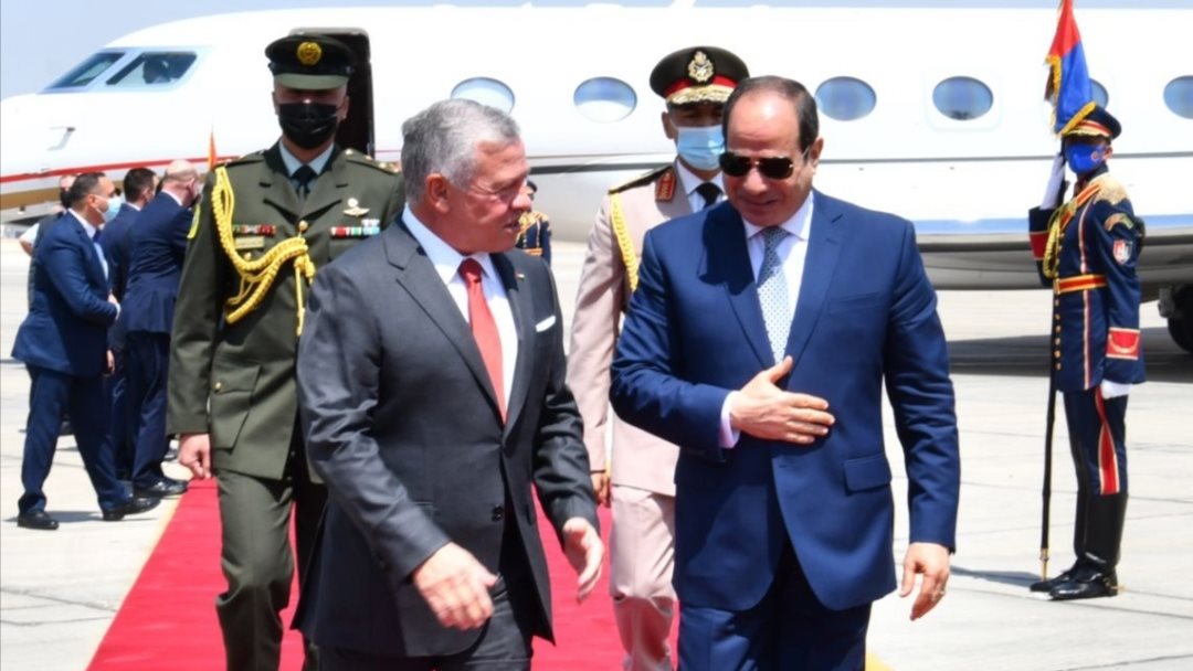 الرئيس السيسي والأهل الأردني