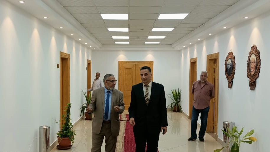 زيارة امين عام جامعة السادات إلى جامعة الازهر 