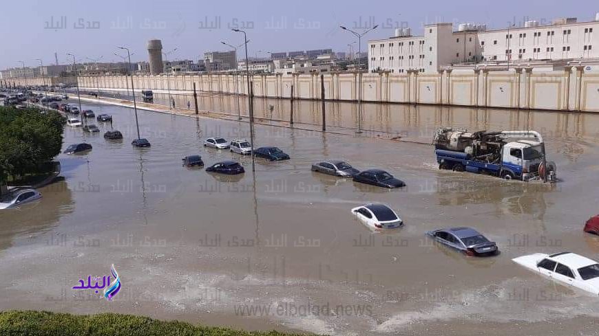 شوارع غارقة جنوب الاكاديمية