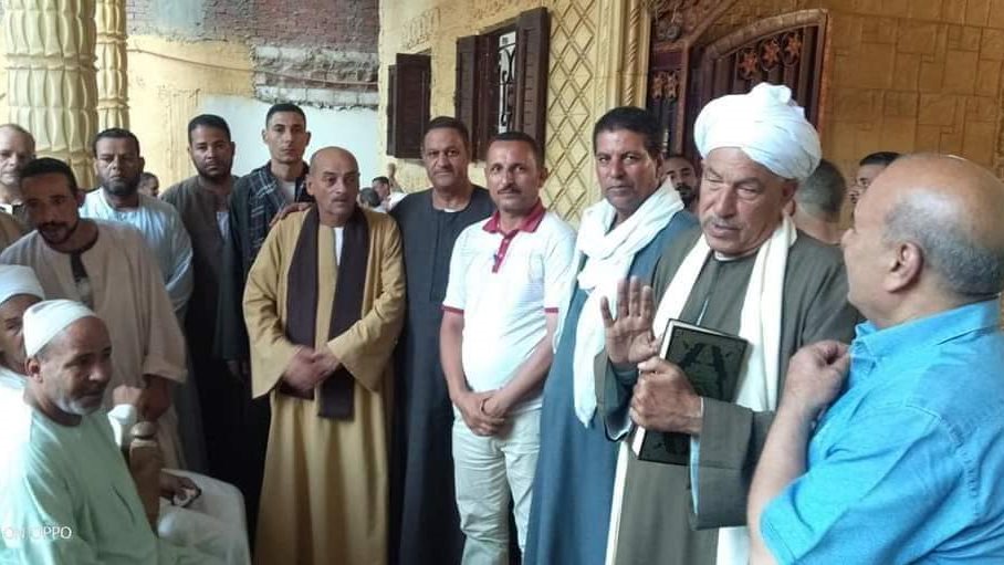 جلسة صلح بين أهالي القايات وطنبدى بالمنيا