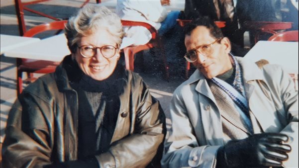 أمينة رشيد وزوجها