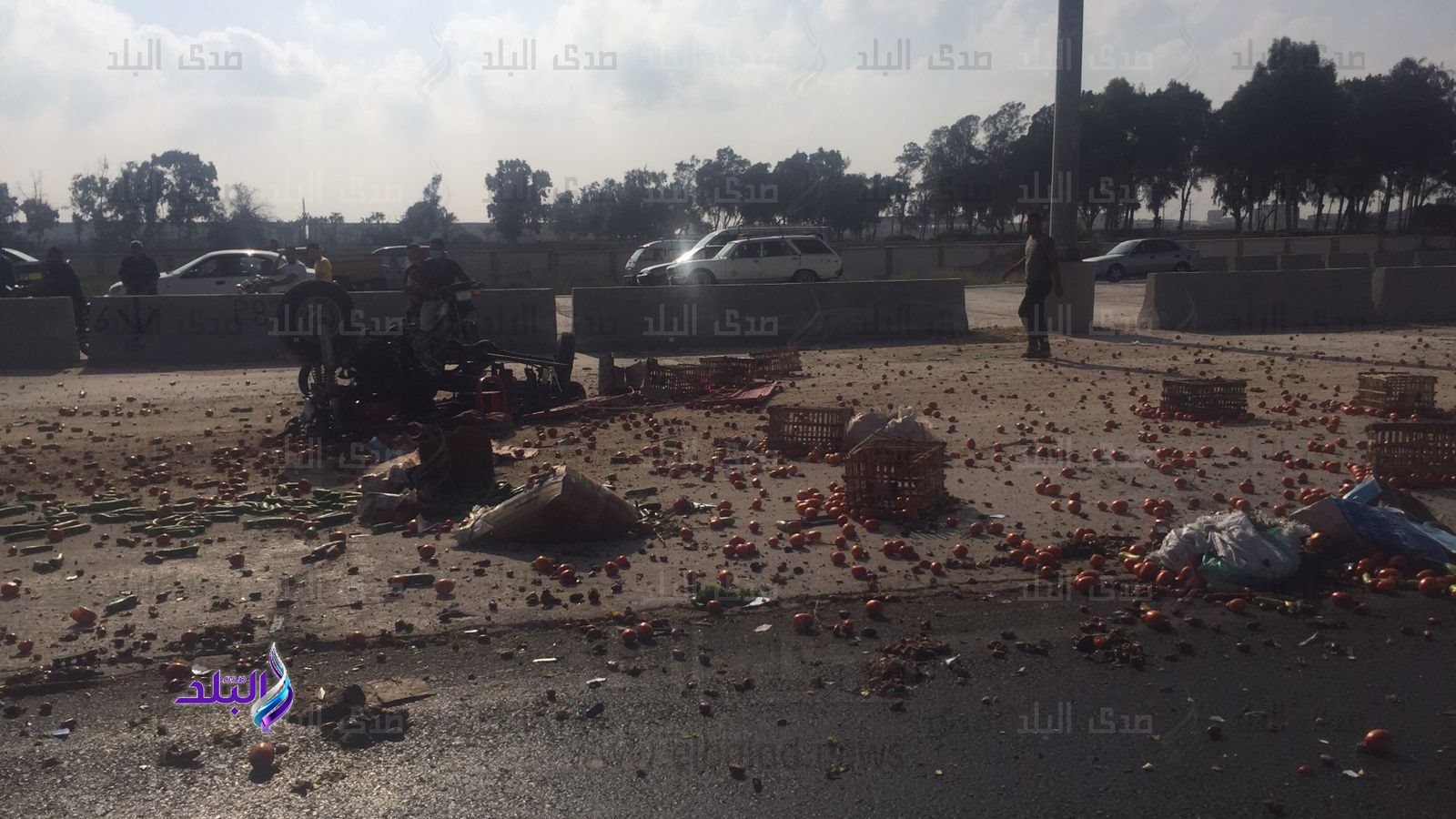 أثناء وقوع الحادث 