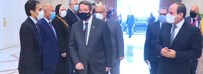 الرئيس السيسي ونظيره القبرصي