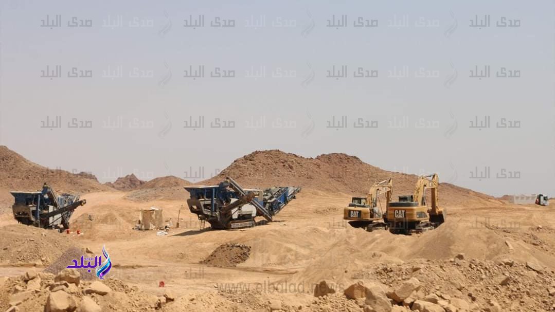 الأعمال الإنشائية بطريقي شرم الشيخ 