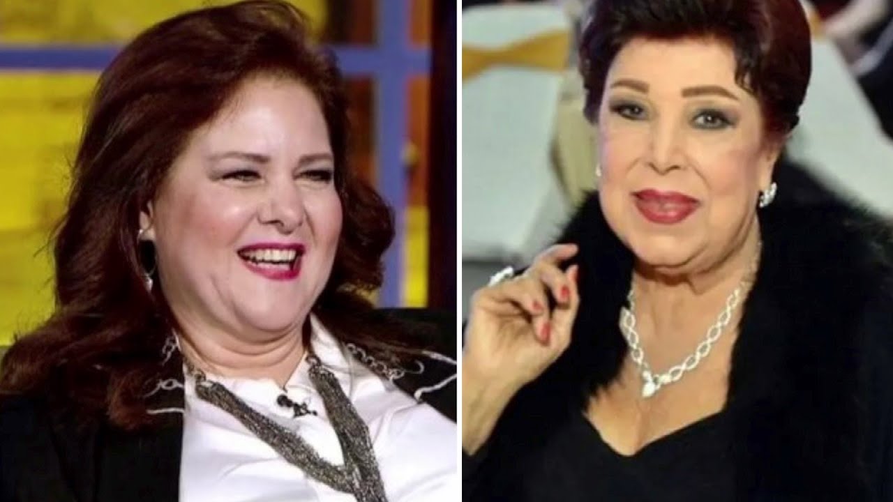 الفنانة الراحلة دلال عبد العزيز ورجاء الجداوي 