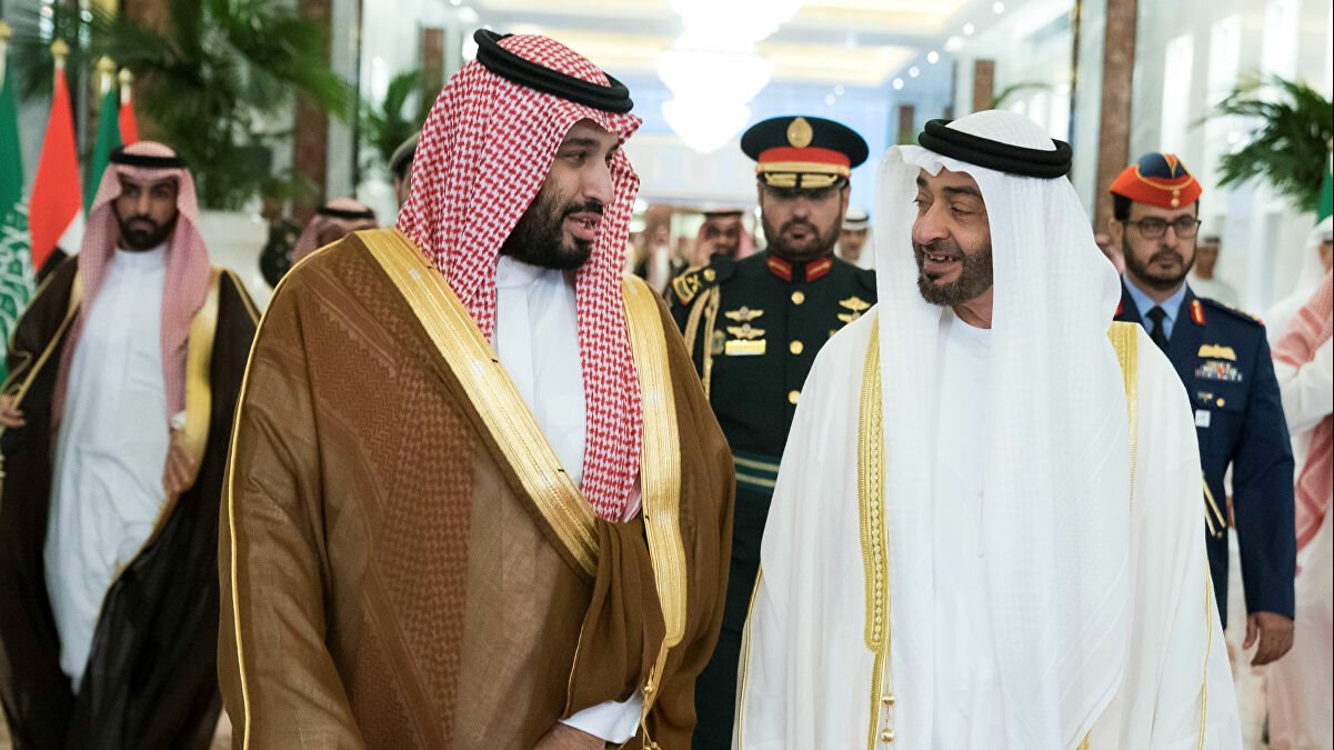 الأمير محمد بن سلمان والشيخ محمد بن زايد خلال لقاء سابق