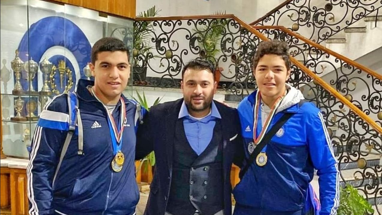 دكتور عمر الغنيمي مع أبطال سموحة