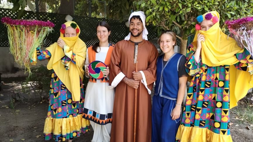 معسكر صيفي برياضية بنات جامعة حلوان بمشاركة طالبات من الما