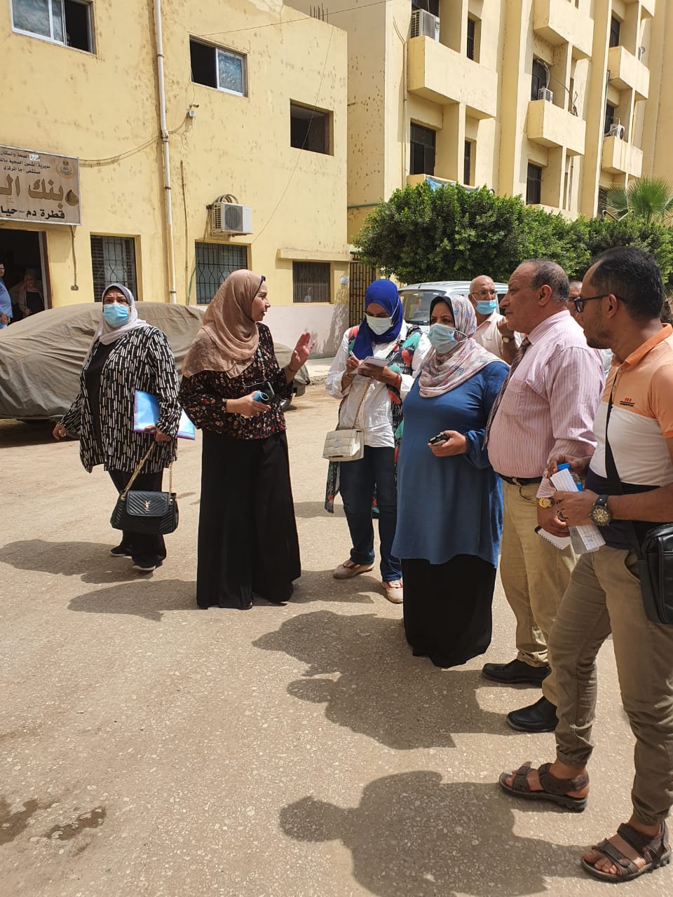 الدكتور سعد مكى يتفقد مستشفى اجا