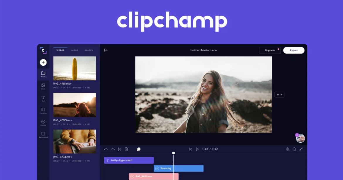 تطبيق Clipchamp