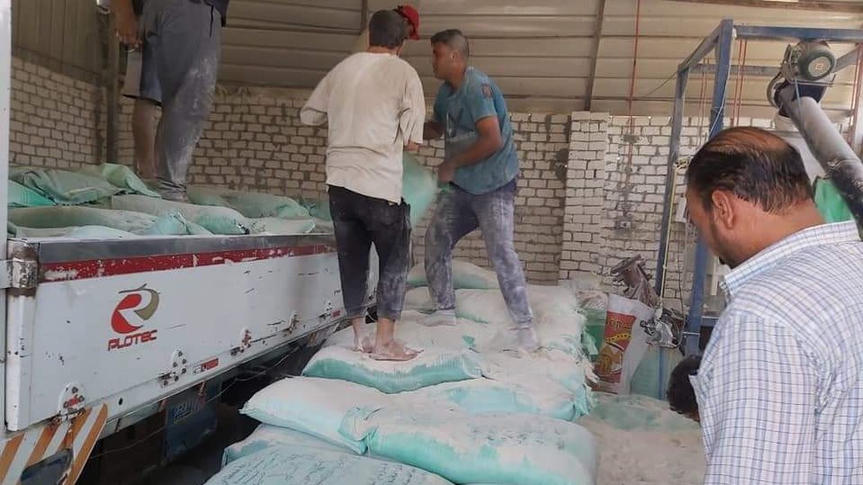 بيع الدقيق المدعم 