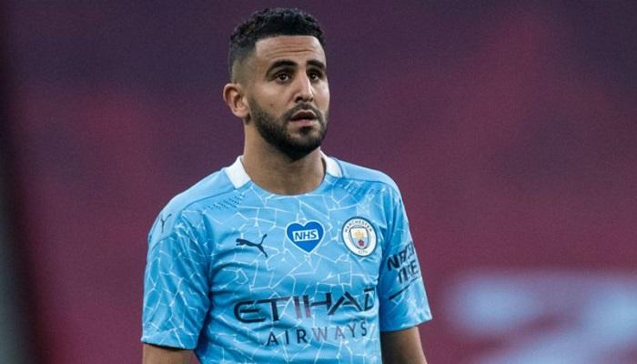 رياض محرز لاعب فريق مانشستر سيتي