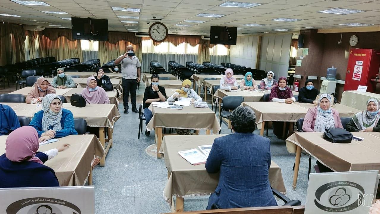 فعاليات برنامج تدريب مسئولى الجودة والتمريض على تطبيق سياسات فعاليات برنامج تدريب مسئولى الجودة والتمريض على تطبيق سياسات