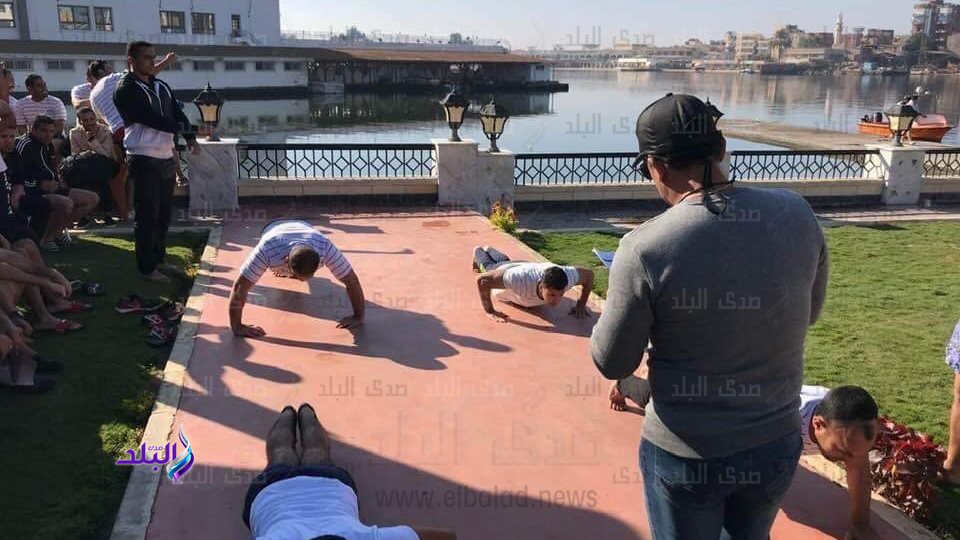 جزء من التدريبات 
