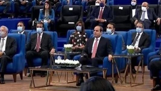 الرئيس السيسي في مؤتمر إطلاق تقرير الأمم المتحدة عن التنمية