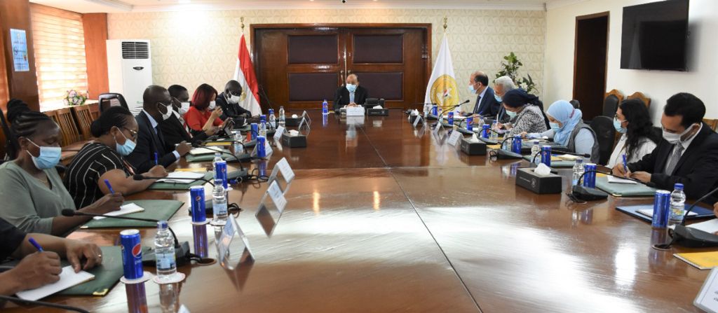وزير التنمية المحلية ووفد ناميبيا