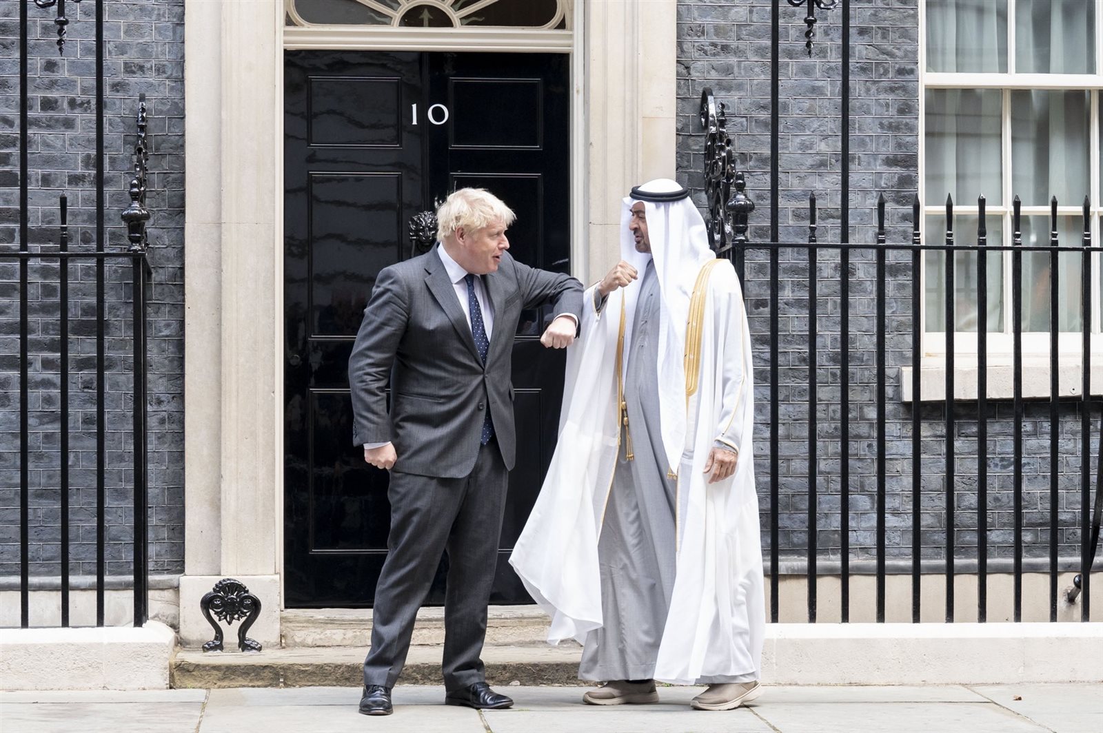 ولي عهد ابو ظبي ورئيس الوزراء البريطاني 