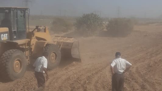  إزالة 12حالة تعدي على أراض زراعية بالمراكز والأحياء