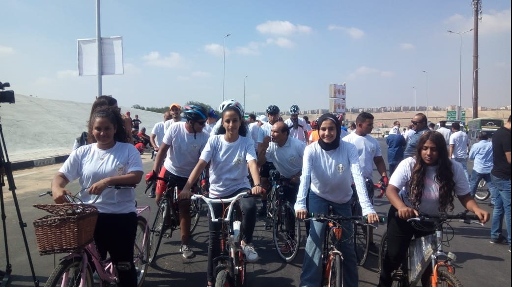 توفير المسار الآمن للدراجات بشكل ثابت كل جمعة لمده 4 ساعات 