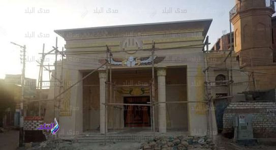 مسجد على الطراز الفرعوني 