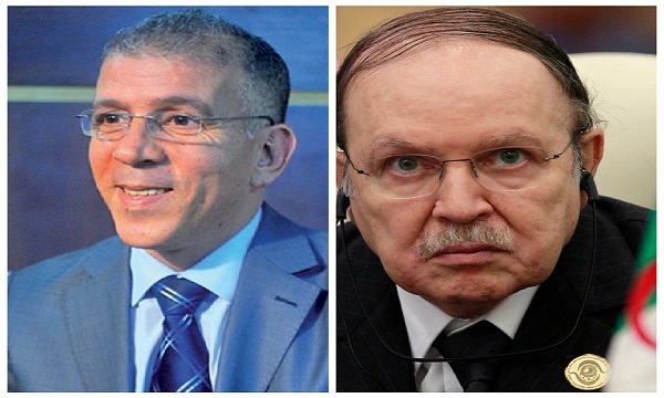 الرئيس الجزائرى الراحل بوتفليقة والمعلق حفيظ دراجى 