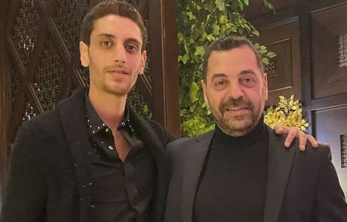 طارق العريان ونجله عمر 