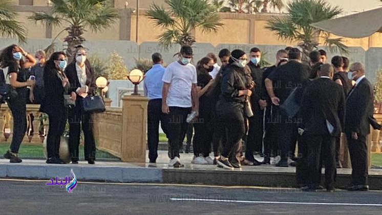 عزاء المشير طنطاوي أمام ضريحه 