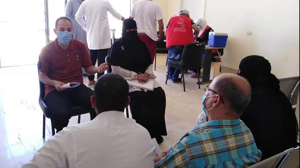 التوعية بحملة التطعيم ضد مرض شلل الأطفال 