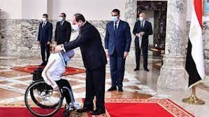 تكريم الرئيس عبد الفتاح السيسي لأبطال الألعاب البارالمبية