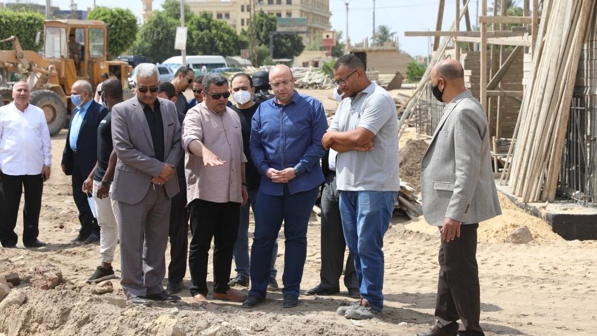 محافظ بني سويف يتابع مشروع  تطوير حديقة الشلال محافظ بني سويف يتابع مشروع  تطوير حديقة الشلال