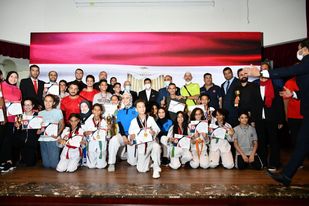 وزير الرياضة يكرم المتميزين من المشروع القومي للموهبة 