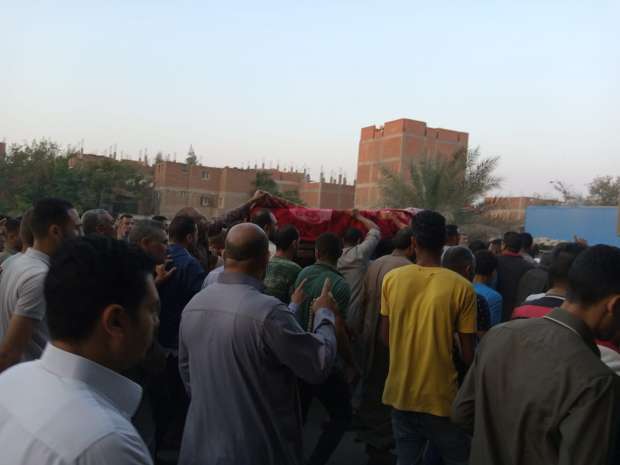 تشيع جثمان عروس عزبة عطا الله