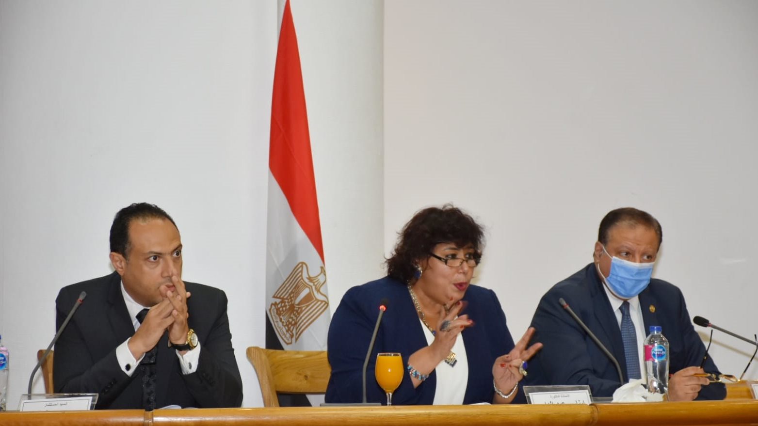 وزيرة الثقافة 
