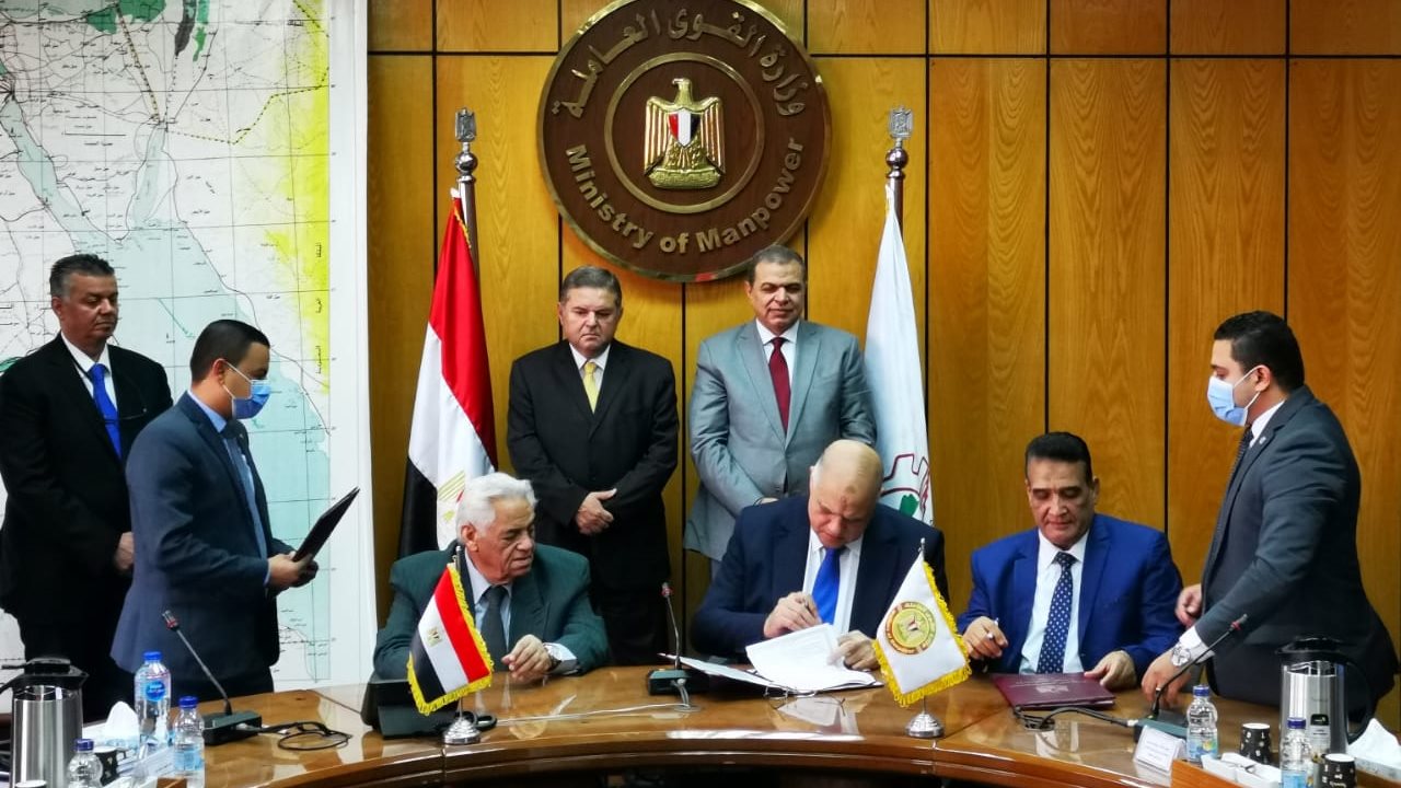 وزيرا قطاع الأعمال والقوى العاملة  