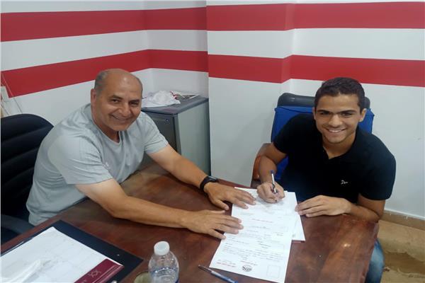 الزمالك يتعاقد مع معاذ علاء لمدة 5 مواسم