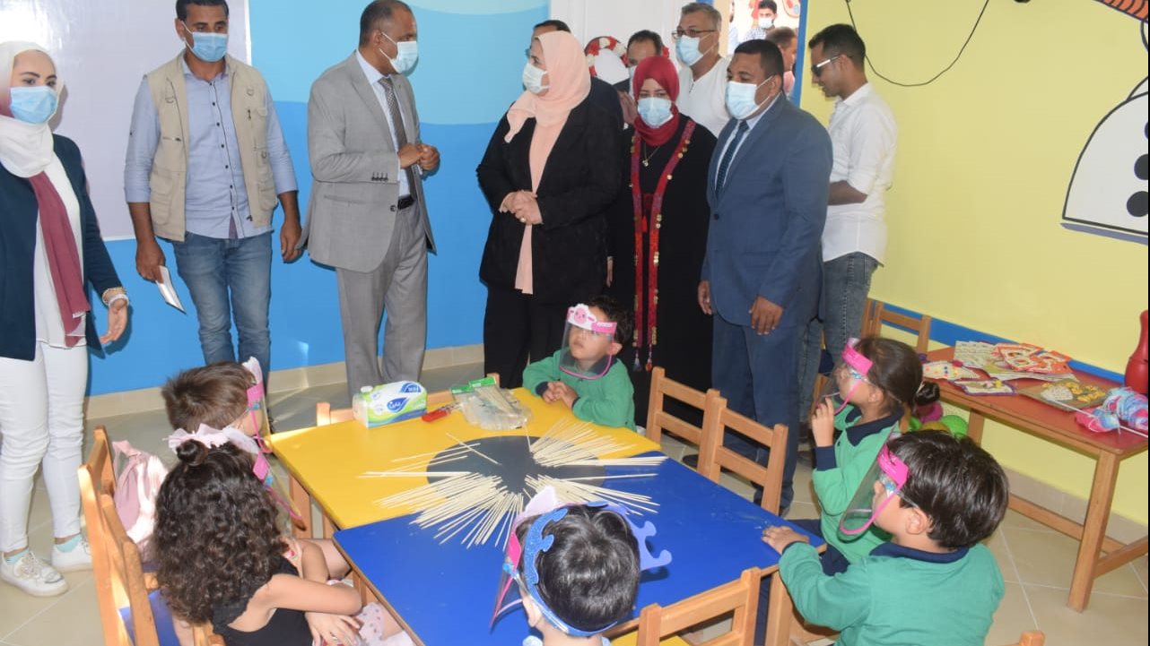 اللقاح تفتتح حضانة السلام بالعريش