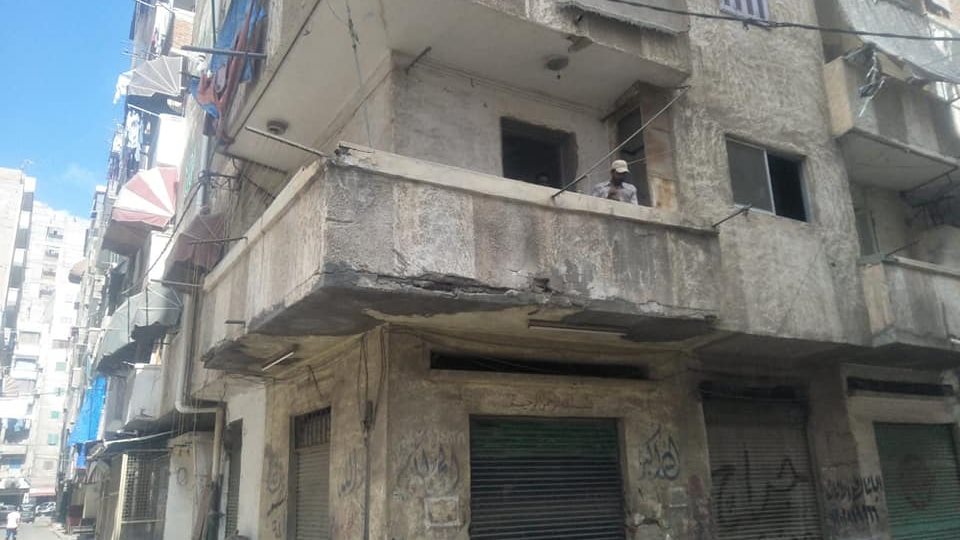 إزالة أجزاء من عقار بالإسكندرية