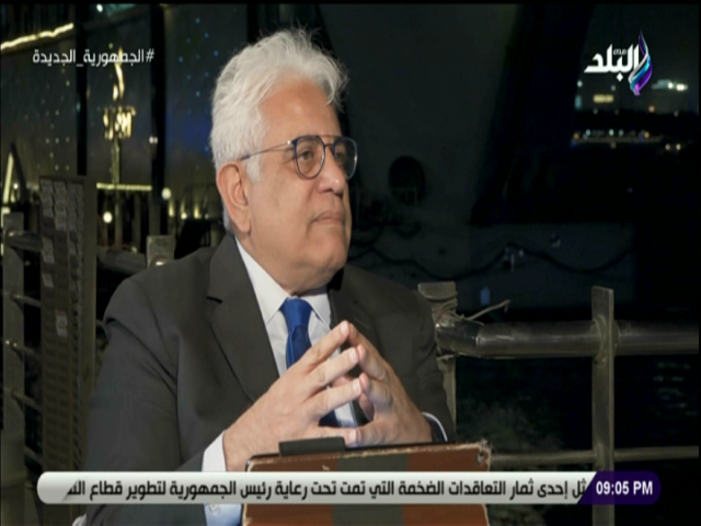 الدكتور حسام بدراوى،استاذ الطب بجامعة القاهرة