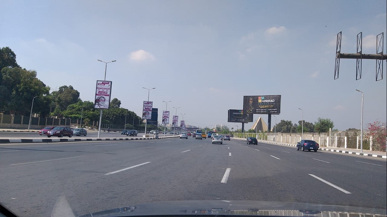 سيولة مرورية بشوارع القاهرة 