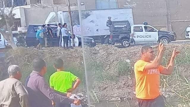 لحظة مطاردة المتهمين 