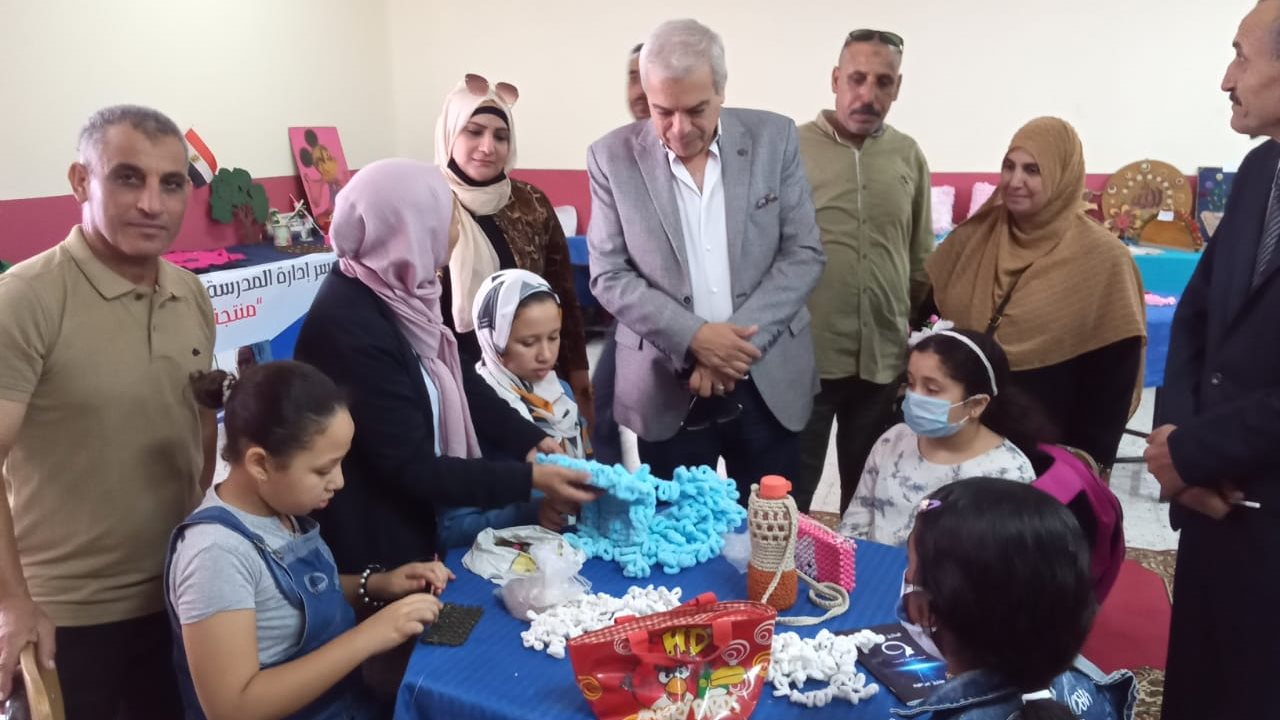 خلال افتتاح مدرسة منتجة بالإسماعيلية 