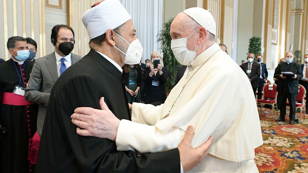 شيخ الأزهر والبابا فرنسيس