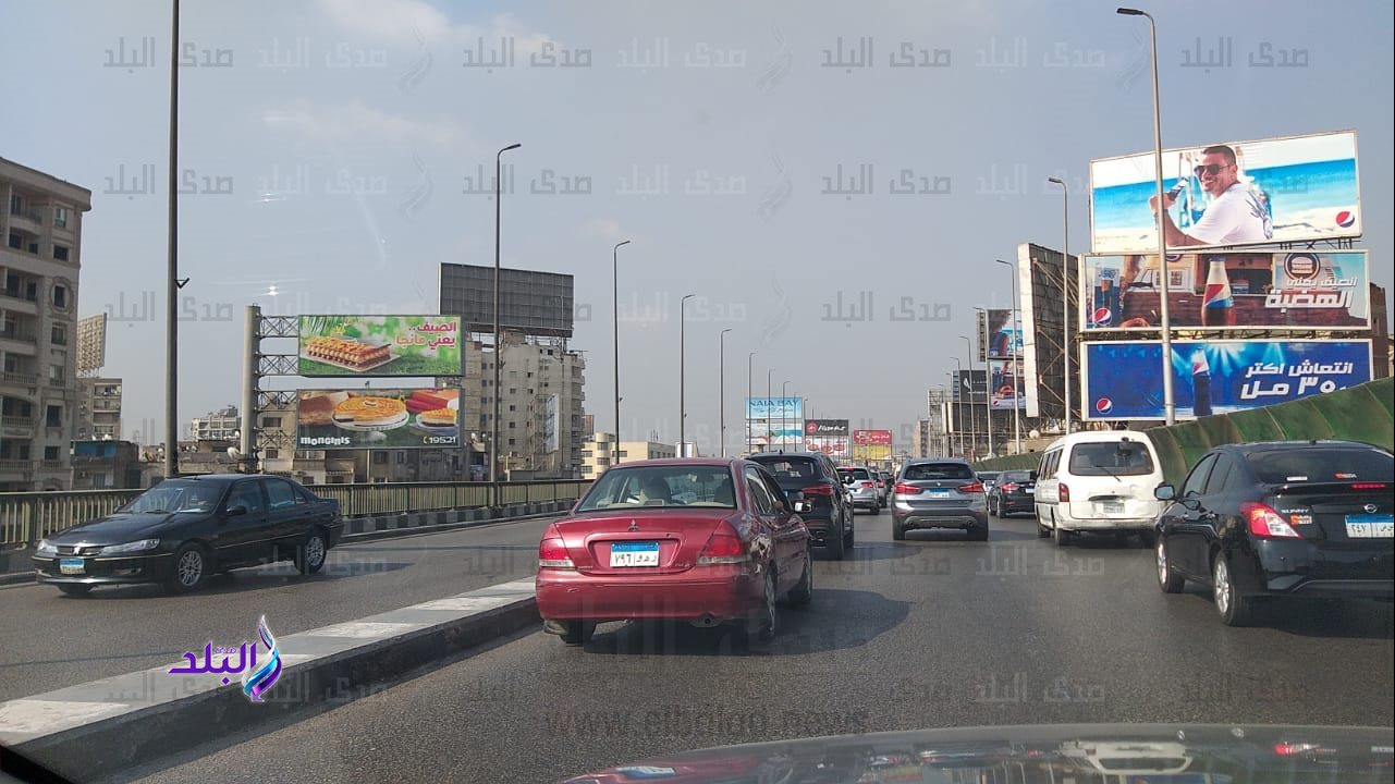 حالة المرور أعلى كوبرى أكتوبر