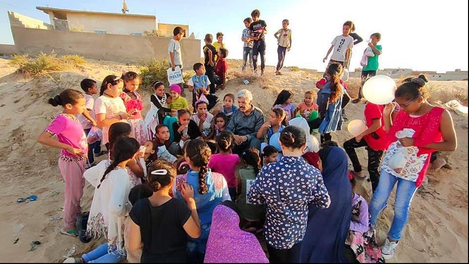يوم ترفيهي لأطفال حي الكرامة بالعريش 