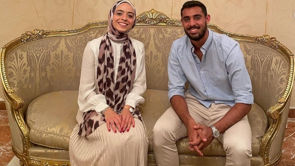 احمد ريان وخطيبته