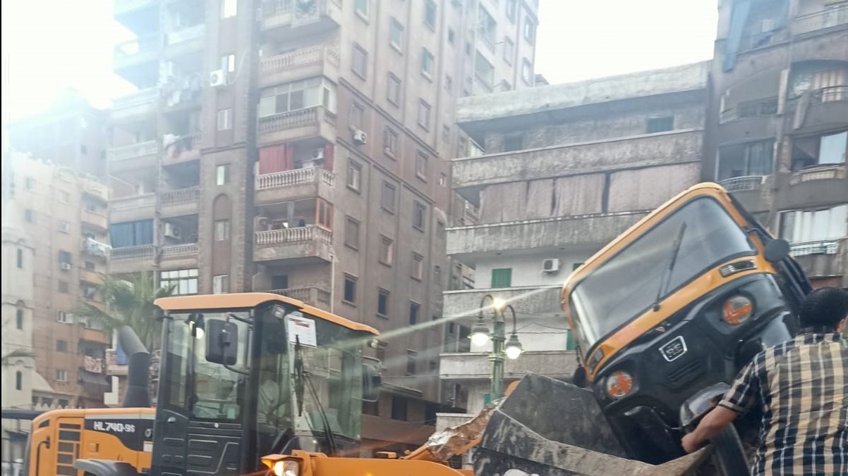 التحفظ على التكاتك المخالفة في الاسكندرية 