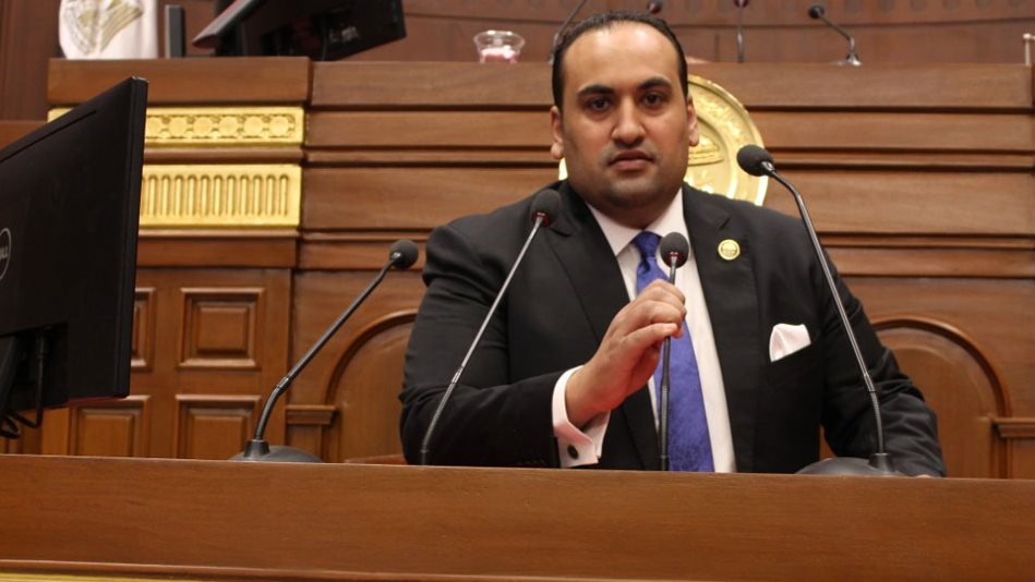النائب محمد الرشيدي ، عضو مجلس الشيوخ