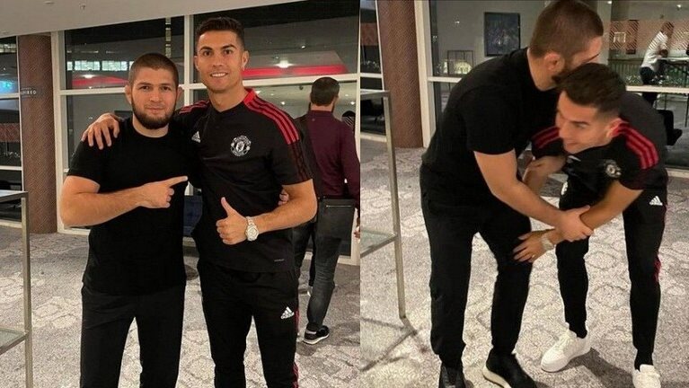  الروسي حبيب نور محمدوف ورونالدو 