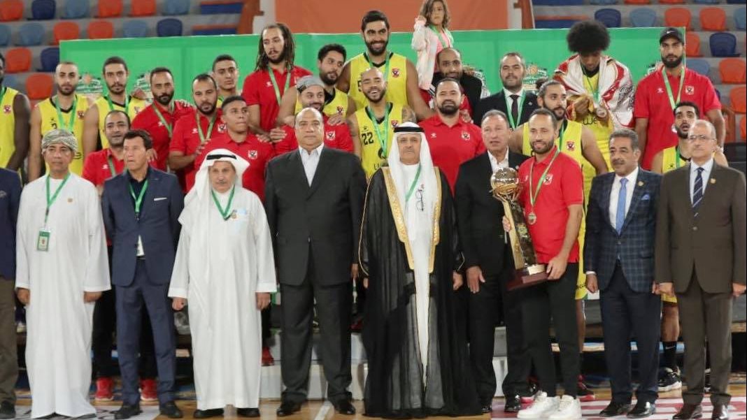 الأهلي بطلا للبطولة العربية للسلة 
