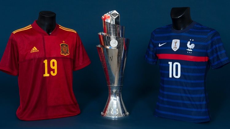 فرنسا وإسبانيا فى نهائي دوري الأمم الأوروبية 2021